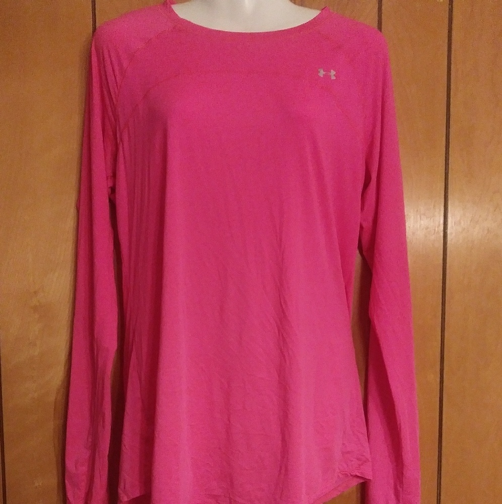 Under Armour pink workout shirt